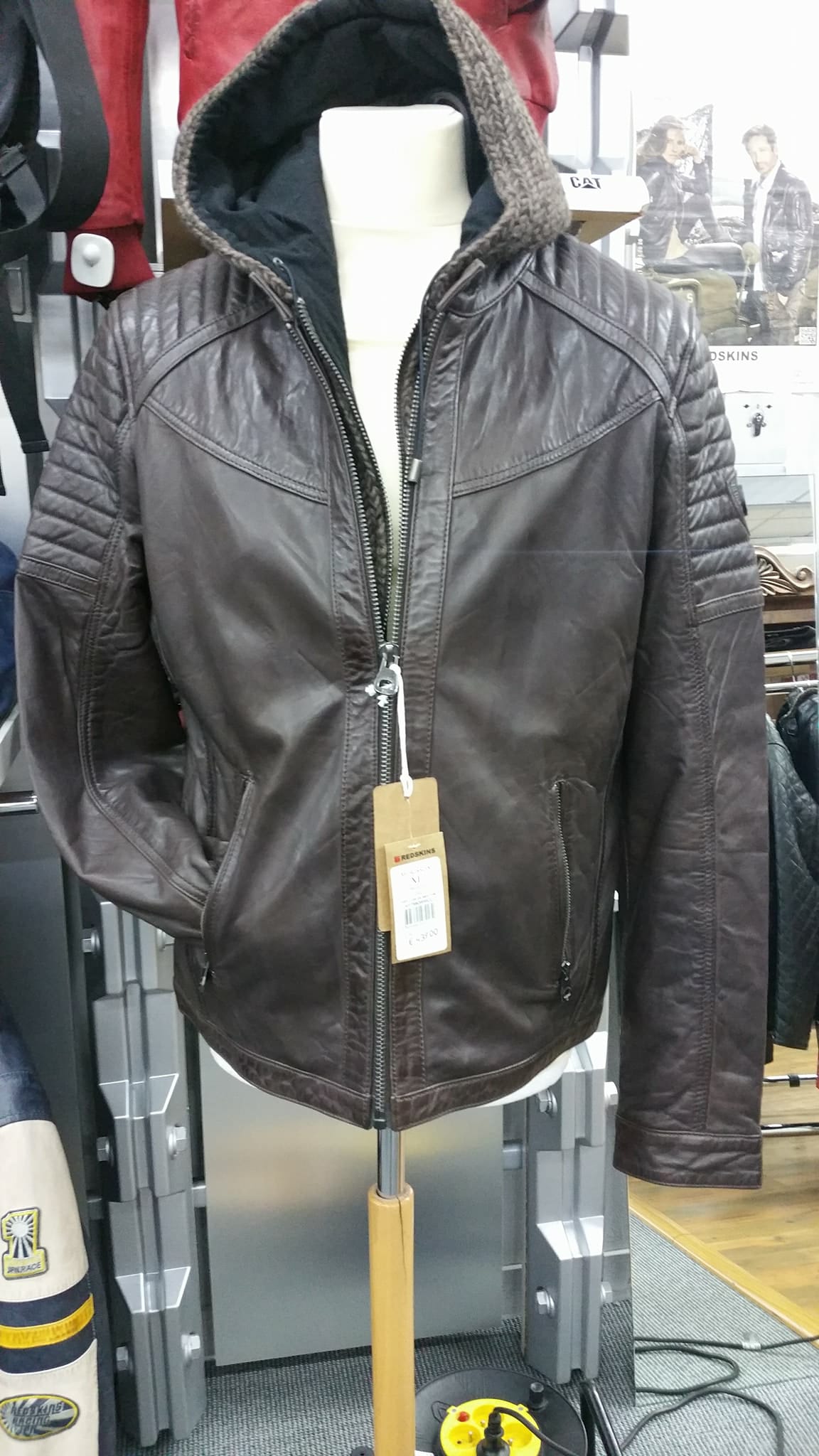 blouson cuir redskins