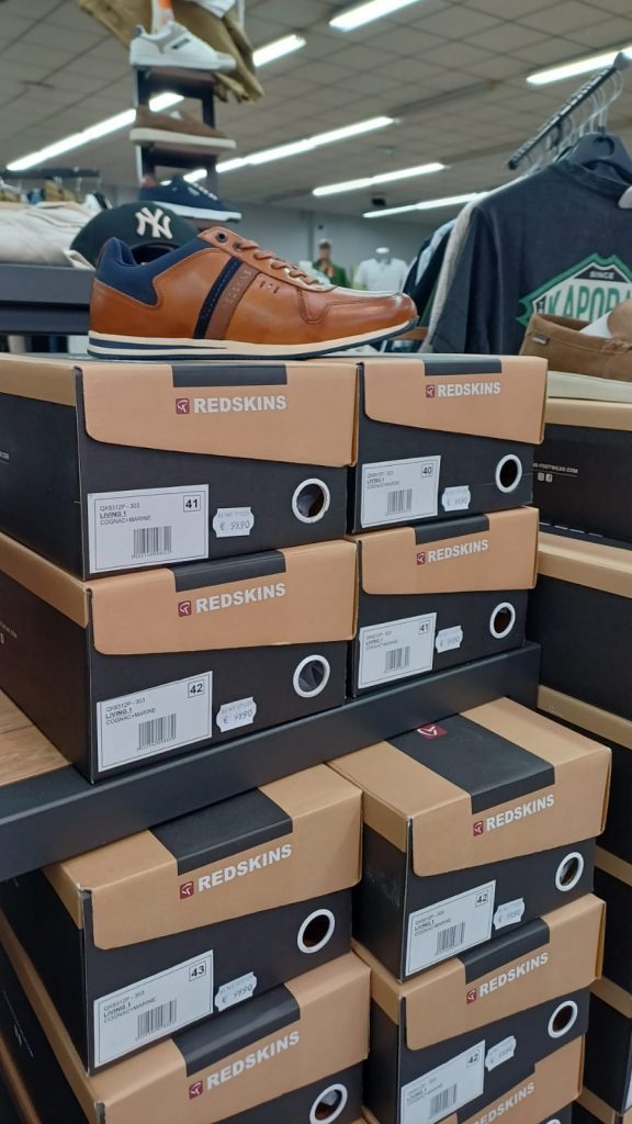 Baskets Redskins homme cuir tendance
