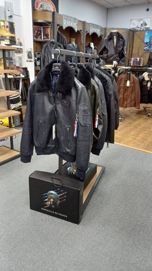 Vestes en cuirs homme Redskins Patrouille de France | American Store